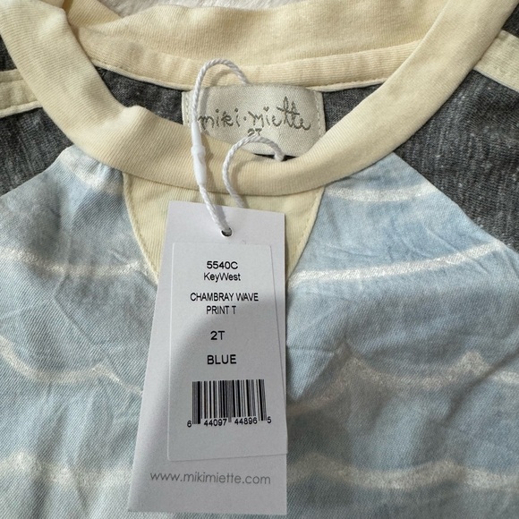 Miki Miette SYDNEY T-SHIRT KEY WEST size 2T NWT - Picture 4 of 4